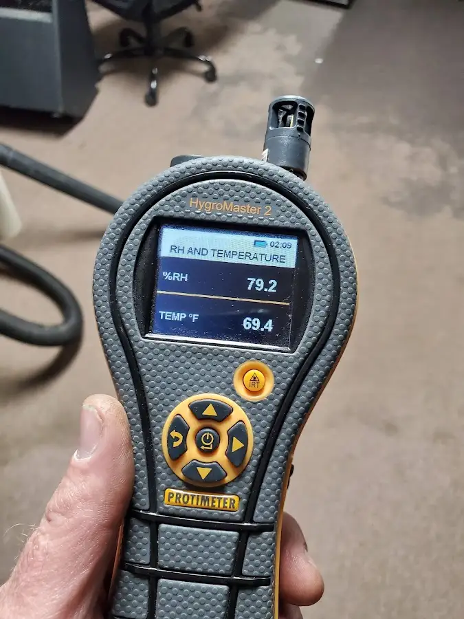 Moisture meter humidity assessment for Mold Remediation & Removal in Wilmer